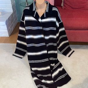 🥶J. Crew Black Label Merino Wool Blend LONG Cardigan